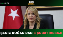 Şeniz Doğan’dan 6 Şubat Mesajı