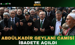Abdülkadir Geylani Camisi İbadete Açıldı