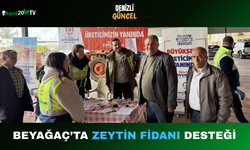 Beyağaç’ta Zeytin Fidanı Desteği