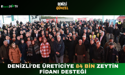 Denizli’de Üreticiye 84 Bin Zeytin Fidanı Desteği