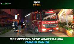 Merkezefendi’de Apartmanda Yangın Paniği