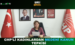 CHP’li Kadınlardan Medeni Kanun Tepkisi