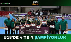 U18’de 4’te 4 Şampiyonluk