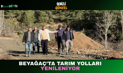 Beyağaç’ta Tarım Yolları Yenileniyor