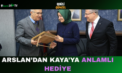 Arslan’dan Kaya’ya Anlamlı Hediye