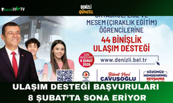 Ulaşım Desteği Başvuruları 8 Şubat’ta Sona Eriyor