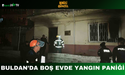 Buldan’da Boş Evde Yangın Paniği