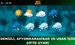 Denizli, Afyonkarahisar ve Uşak İçin Çifte Uyarı