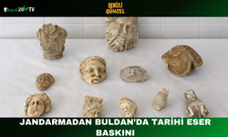 Jandarmadan Buldan’da Tarihi Eser Baskını