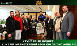 Yavuz Selim Köşger, Yukatel Merkezefendi Spor Kulübü’nü Ağırladı