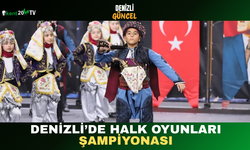 Denizli’de Halk Oyunları Şampiyonası