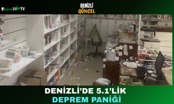 Denizli’de 5.1’lik Deprem Paniği