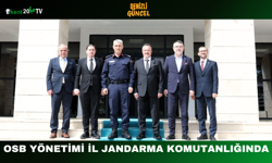 OSB Yönetimi İl Jandarma Komutanlığında