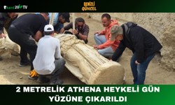 2 Metrelik Athena Heykeli Gün Yüzüne Çıkarıldı