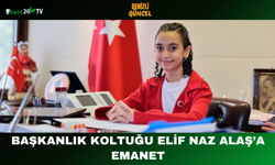 Başkanlık Koltuğu Elif Naz Alaş’a Emanet