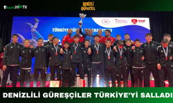 Denizlili Güreşçiler Türkiye’yi Salladı