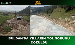 Buldan’da Yılların Yol Sorunu Çözüldü