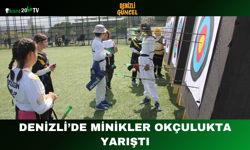 Denizli’de Minikler Okçulukta Yarıştı