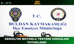 Denizli’de Motorlu Testere Hırsızları Tutuklandı