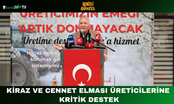 Kiraz ve Cennet Elması Üreticilerine Kritik Destek