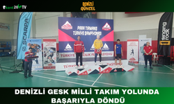 Denizli GESK Milli Takım Yolunda Başarıyla Döndü