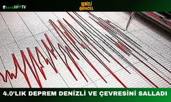 4.0’lık Deprem Denizli ve Çevresini Salladı