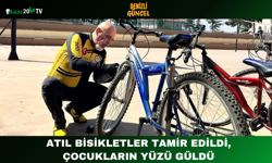 Atıl Bisikletler Tamir Edildi, Çocukların Yüzü Güldü