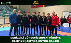 Denizlili Güreşçilerden Türkiye Şampiyonası’nda Büyük Başarı