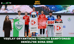Yeşilay Oryantiring Türkiye Şampiyonası Denizli’de Sona Erdi
