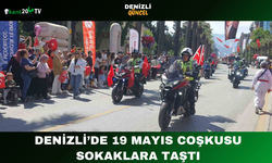 Denizli’de 19 Mayıs Coşkusu Sokaklara Taştı