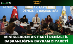 Miniklerden AK Parti Denizli İl Başkanlığı’na Bayram Ziyareti