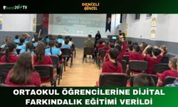 Ortaokul Öğrencilerine Dijital Farkındalık Eğitimi Verildi