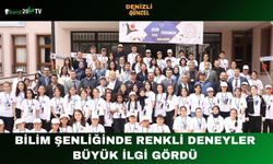 Bilim Şenliğinde Renkli Deneyler Büyük İlgi Gördü