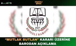“Mutlak Butlan” Kararı Üzerine Barodan Açıklama