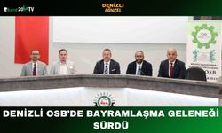 Denizli OSB’de Bayramlaşma Geleneği Sürdü