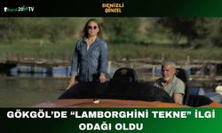 Gökgöl’de “Lamborghini Tekne” İlgi Odağı Oldu