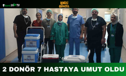 2 Donör 7 Hastaya Umut Oldu