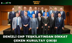 Denizli CHP Teşkilatından Dikkat Çeken Kurultay Çıkışı