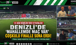 Denizli’de Futbol ve Müzik Coşkusu Bir Arada Yaşandı