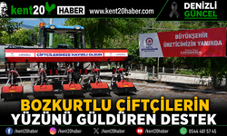 Bozkurtlu Çiftçilerin Yüzünü Güldüren Destek