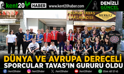Dünya ve Avrupa Dereceli Sporcular Tavas’ın Gururu Oldu