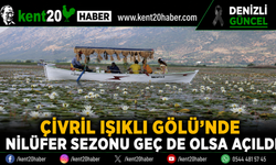 Çivril Işıklı Gölü’nde Nilüfer Sezonu Geç de Olsa Açıldı