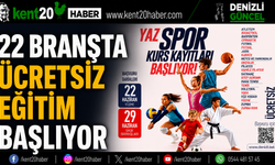 22 Branşta Ücretsiz Eğitim Başlıyor