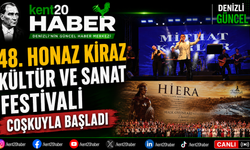 48. Honaz Kiraz Kültür ve Sanat Festivali Coşkuyla Başladı