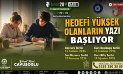 Hedefi Yüksek Olanların Yazı Başlıyor