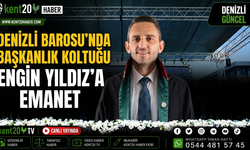 Denizli Barosu’nda Başkanlık Koltuğu Engin Yıldız’a Emanet