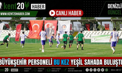 Büyükşehir Personeli Bu Kez Yeşil Sahada Buluştu