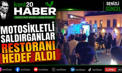 MOTOSİKLETLİ SALDIRGANLAR RESTORANI HEDEF ALDI