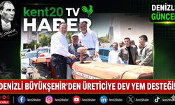Denizli Büyükşehir’den Üreticiye Dev Yem Desteği!