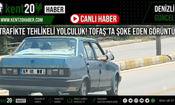 Trafikte Tehlikeli Yolculuk! Tofaş’ta Şoke Eden Görüntü